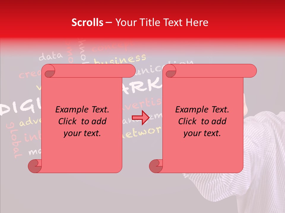 Graphic Management Marketing PowerPoint Template