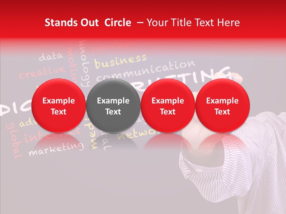 Graphic Management Marketing PowerPoint Template