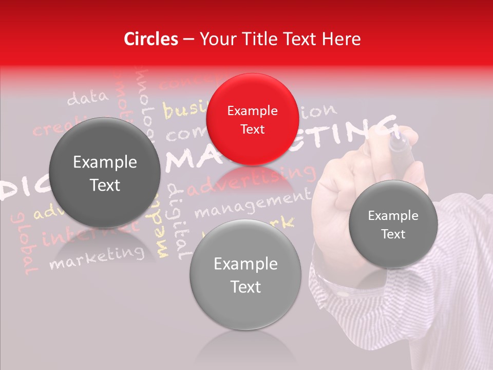 Graphic Management Marketing PowerPoint Template