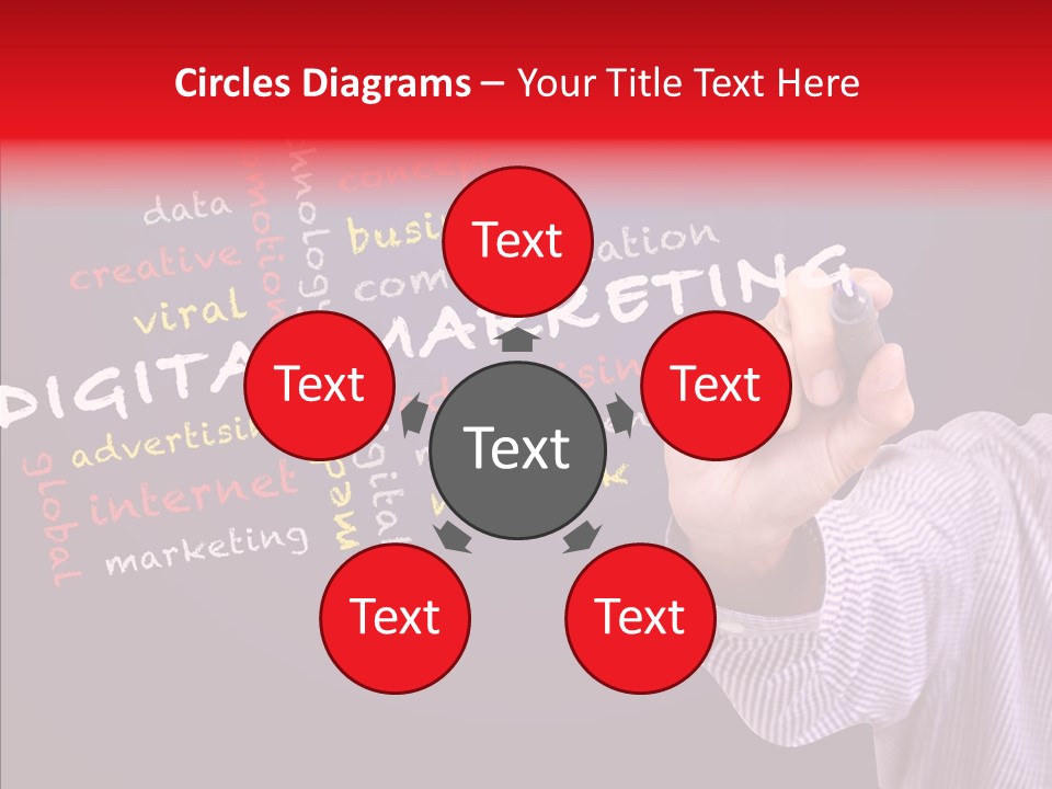 Graphic Management Marketing PowerPoint Template