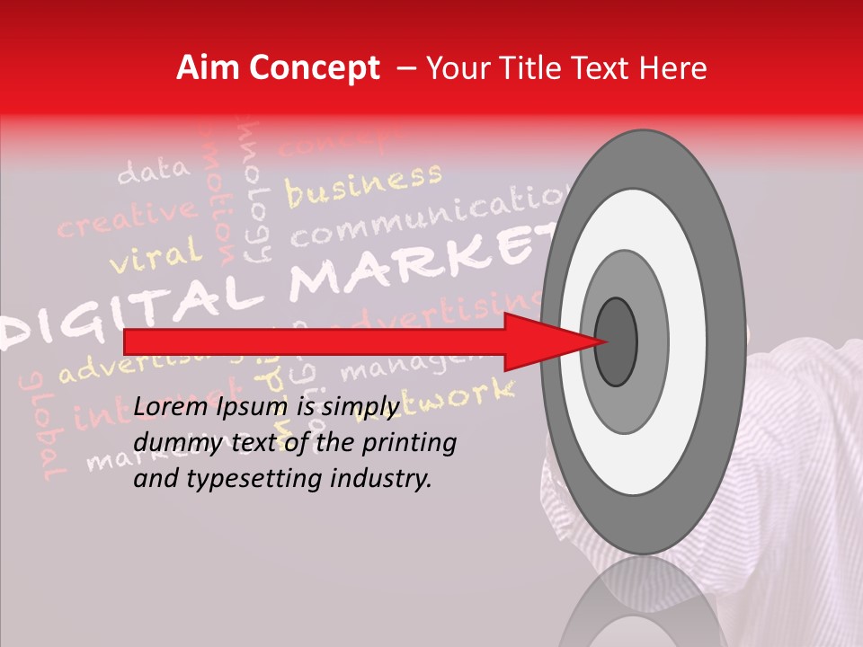 Graphic Management Marketing PowerPoint Template