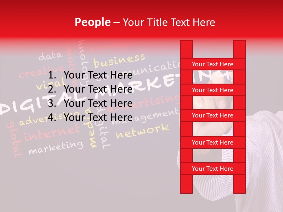 Graphic Management Marketing PowerPoint Template
