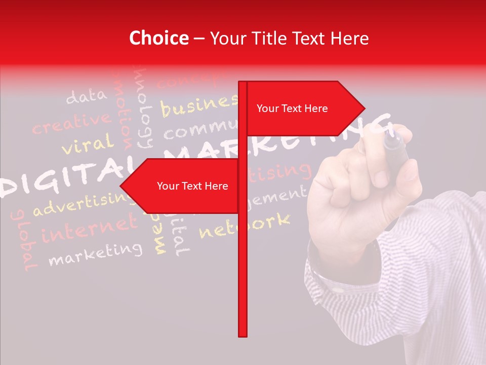 Graphic Management Marketing PowerPoint Template