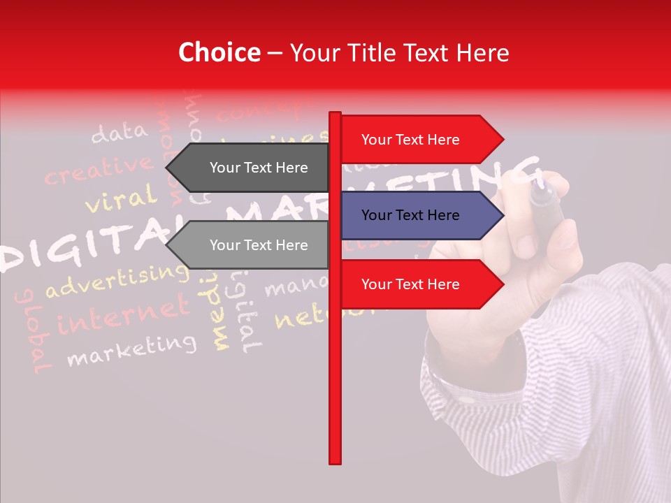 Graphic Management Marketing PowerPoint Template