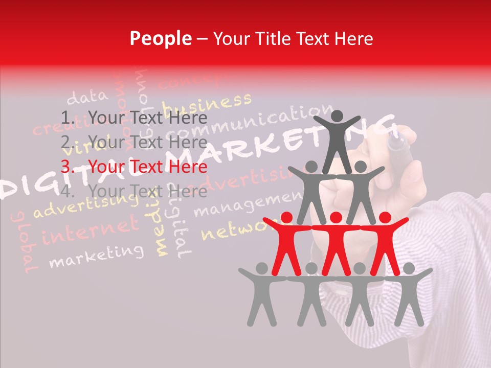 Graphic Management Marketing PowerPoint Template