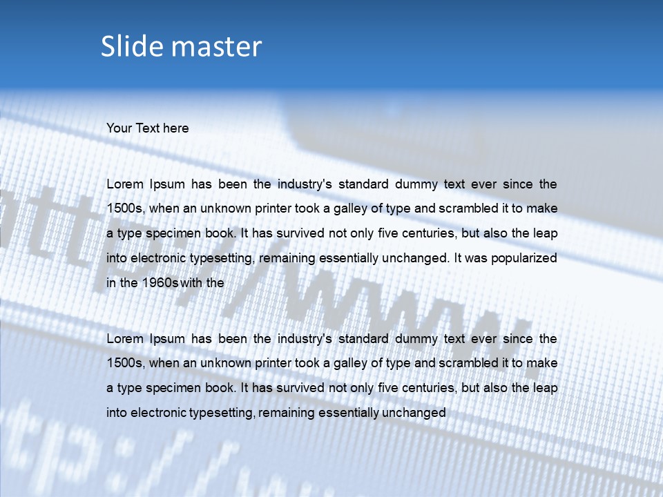 Concept Notebook Internet PowerPoint Template