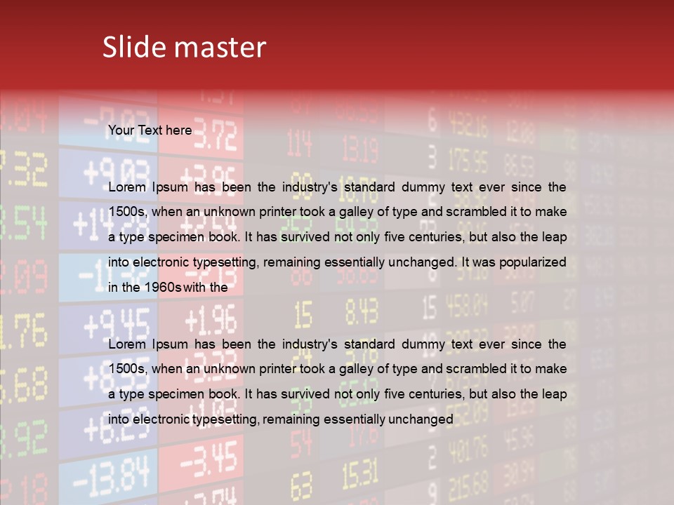 Trade Analysis Price PowerPoint Template