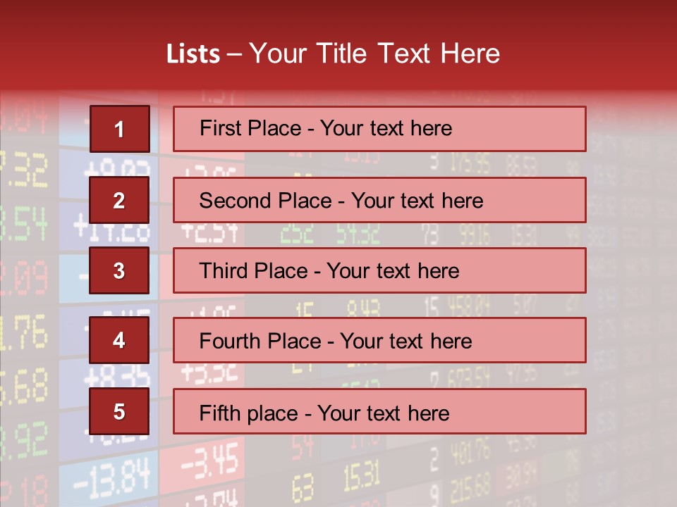 Trade Analysis Price PowerPoint Template