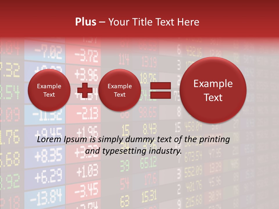Trade Analysis Price PowerPoint Template