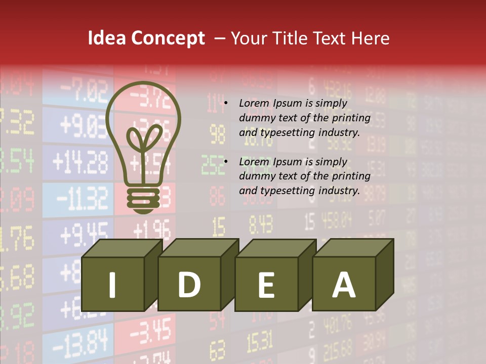Trade Analysis Price PowerPoint Template