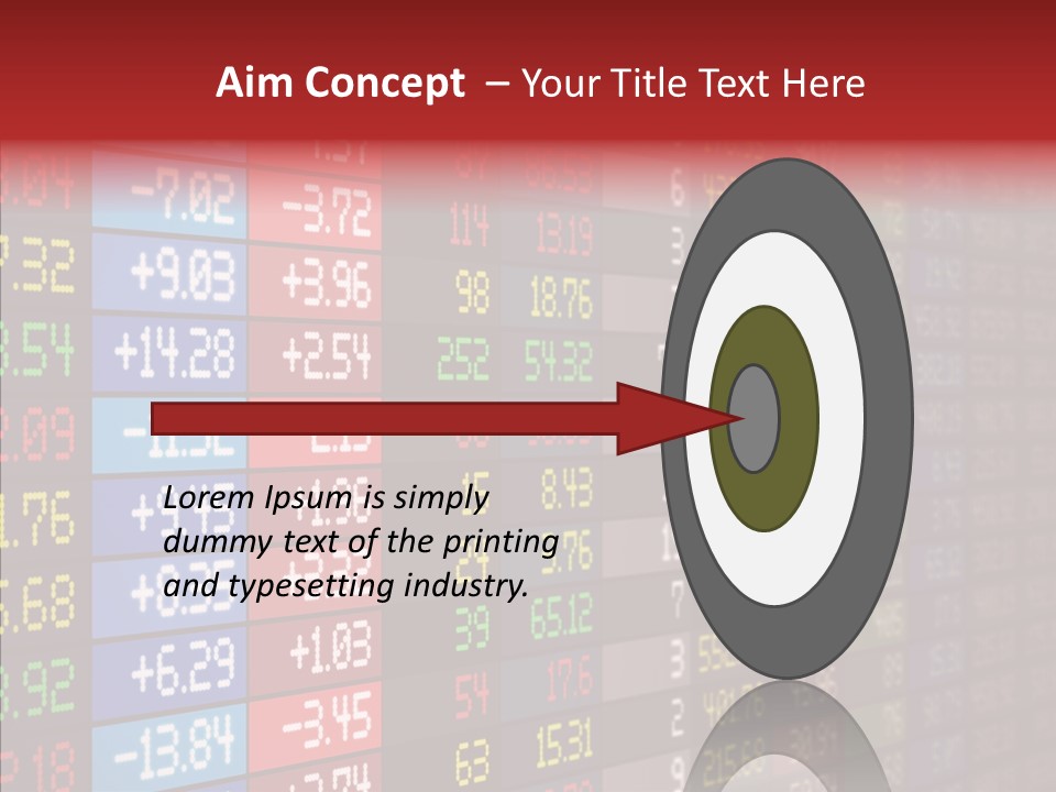 Trade Analysis Price PowerPoint Template