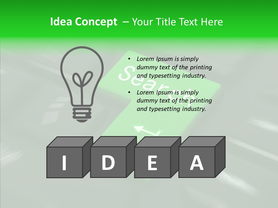 Idea Mobility Background PowerPoint Template