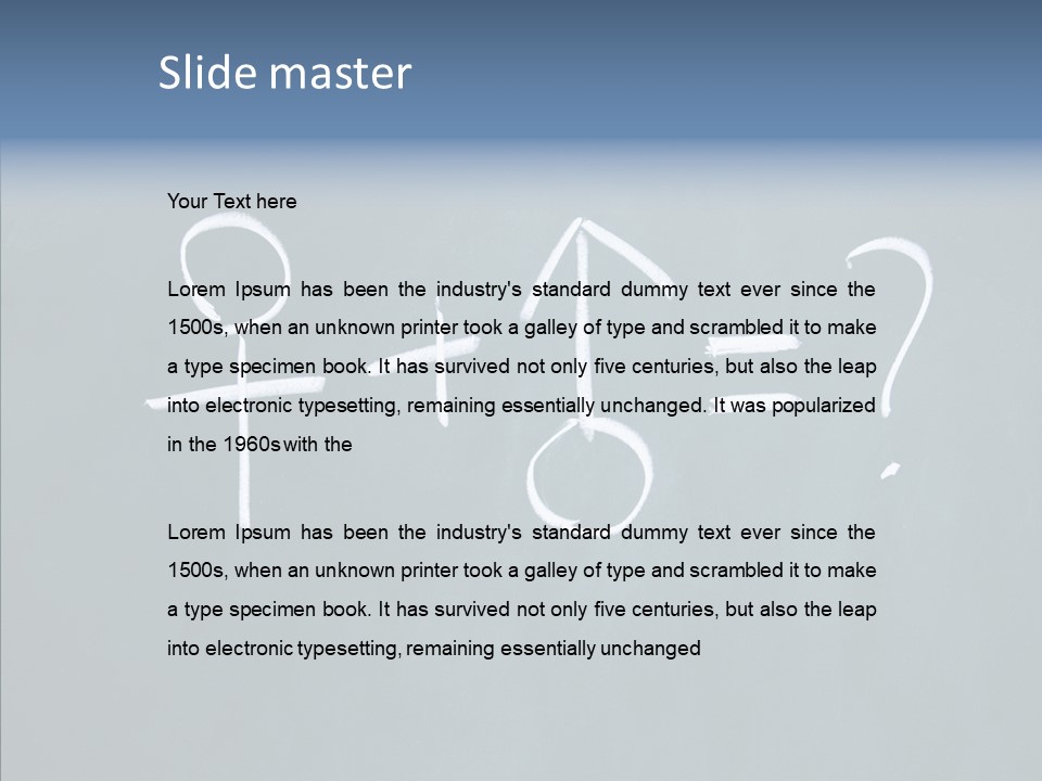 Husband Pattern Publicity PowerPoint Template