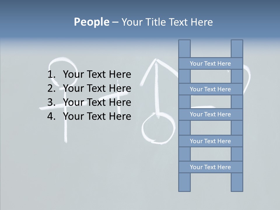 Husband Pattern Publicity PowerPoint Template