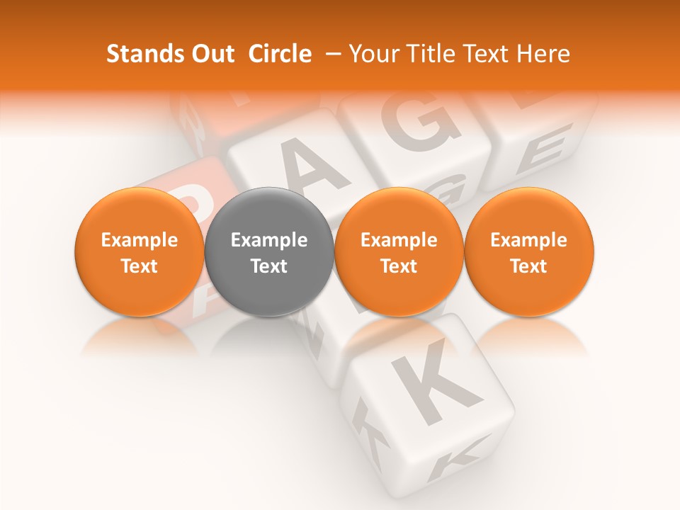 Social Element Word PowerPoint Template