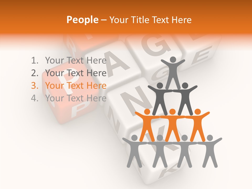 Social Element Word PowerPoint Template