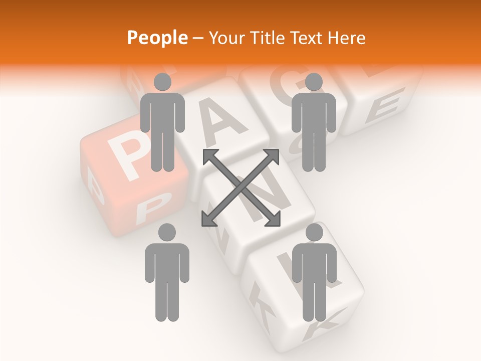 Social Element Word PowerPoint Template