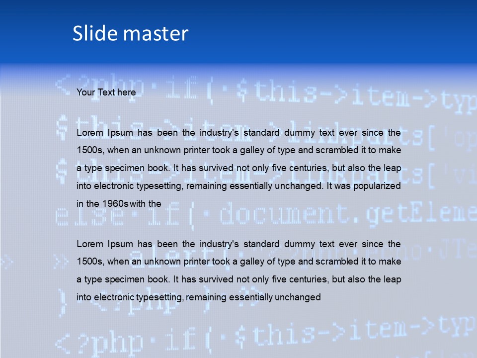 Operand Code Glow PowerPoint Template