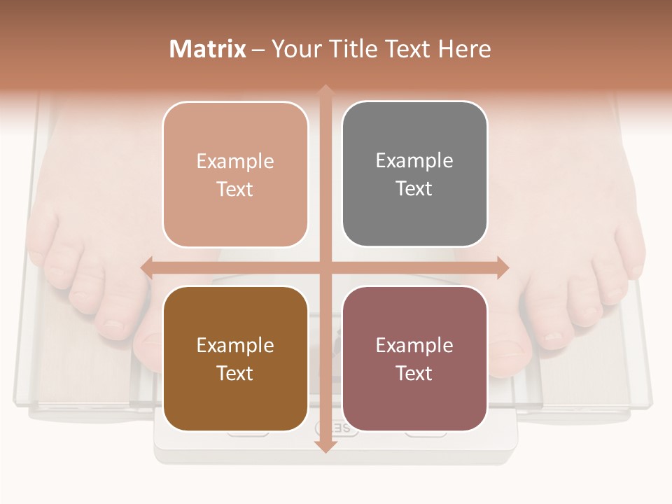 Measurement Caucasian Weight PowerPoint Template
