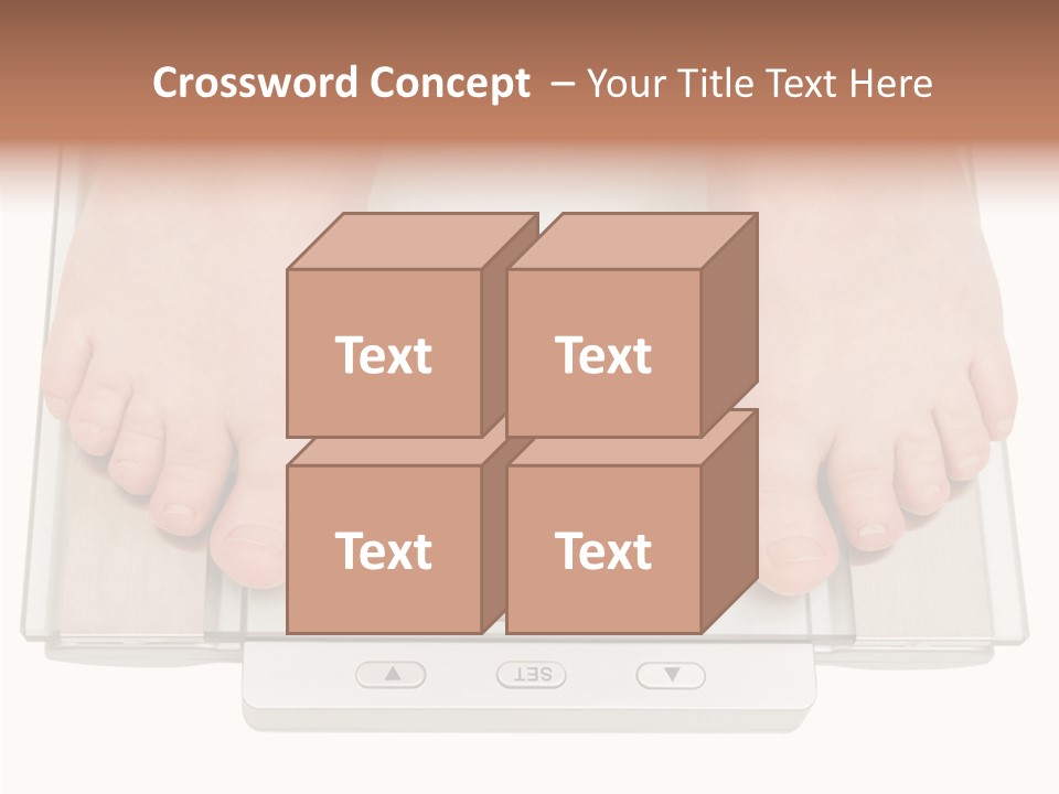 Measurement Caucasian Weight PowerPoint Template