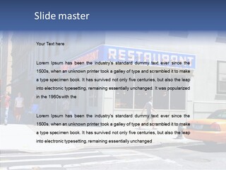 Drinks Diner George PowerPoint Template