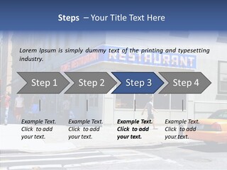 Drinks Diner George PowerPoint Template