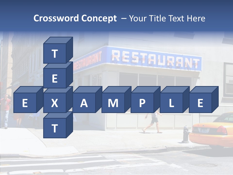 Drinks Diner George PowerPoint Template