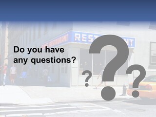 Drinks Diner George PowerPoint Template