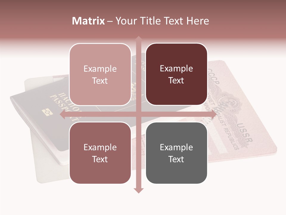 Cancelled Stamp Isolated On White Russian Symbol PowerPoint Template