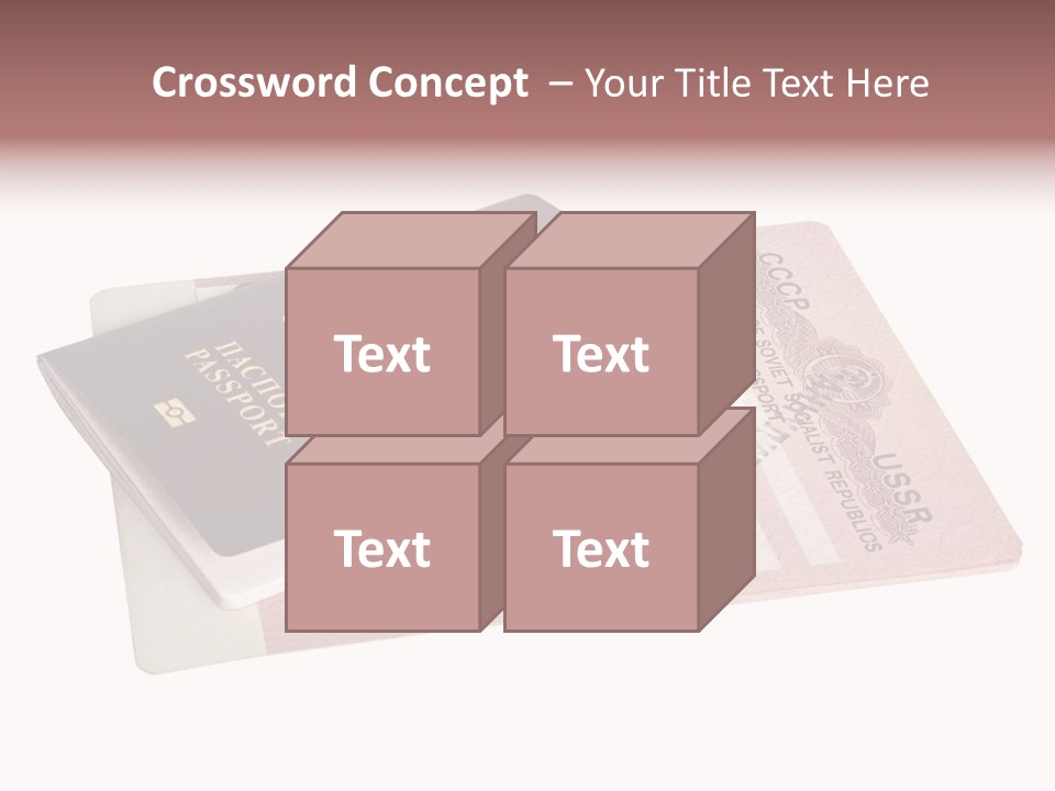 Cancelled Stamp Isolated On White Russian Symbol PowerPoint Template