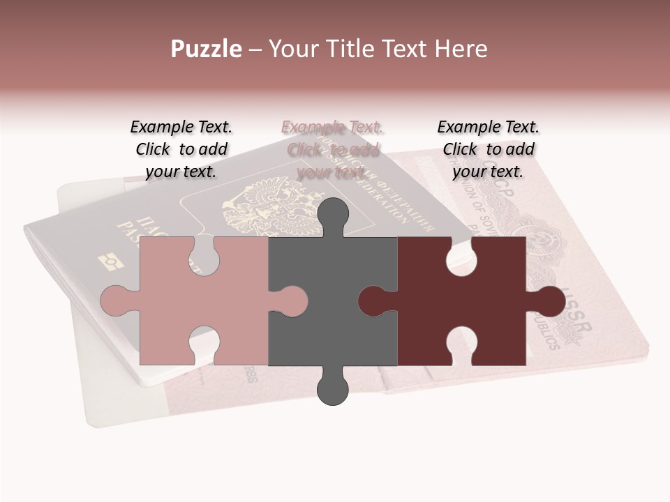 Cancelled Stamp Isolated On White Russian Symbol PowerPoint Template