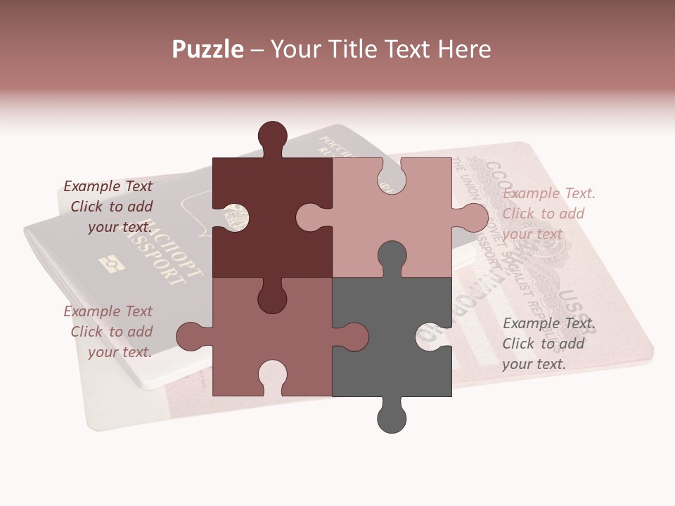 Cancelled Stamp Isolated On White Russian Symbol PowerPoint Template