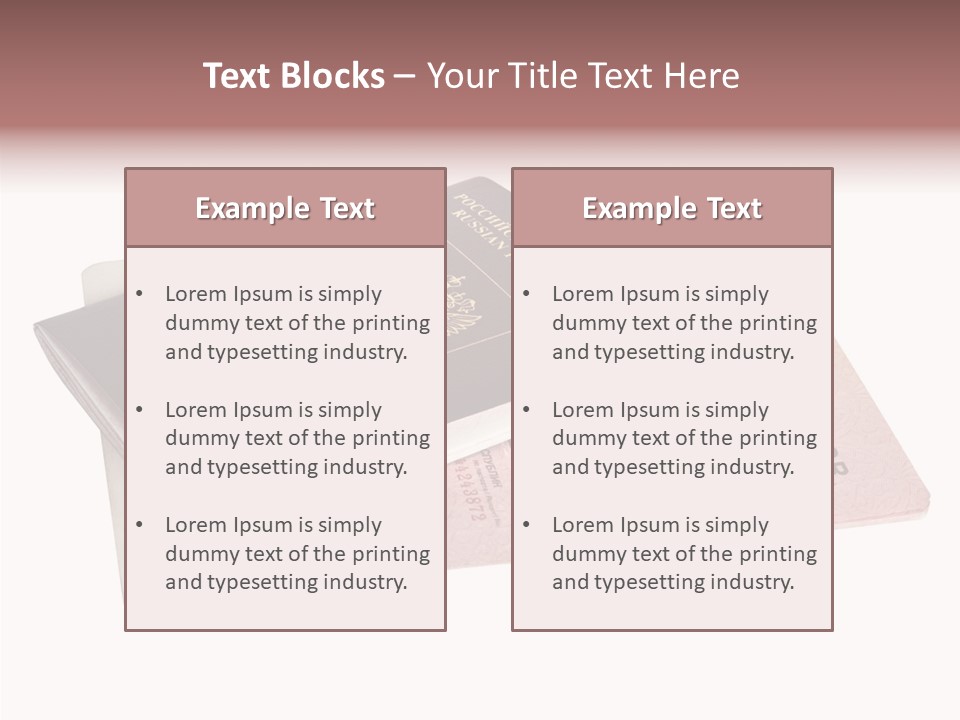 Cancelled Stamp Isolated On White Russian Symbol PowerPoint Template