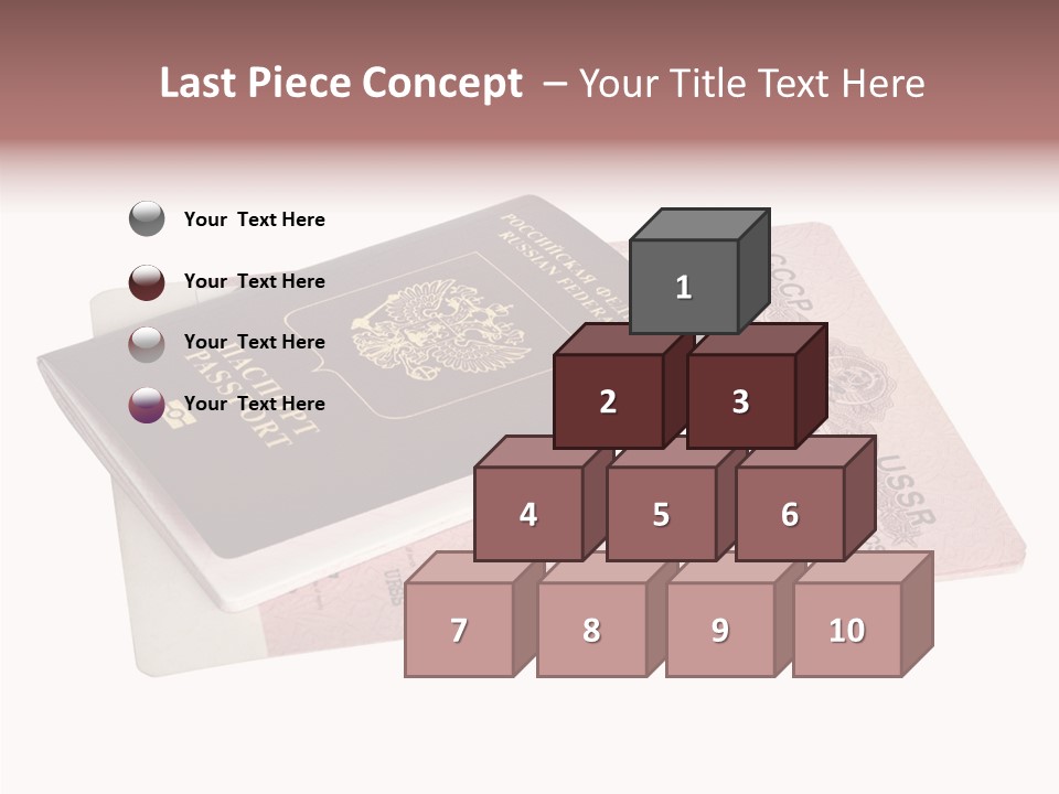 Cancelled Stamp Isolated On White Russian Symbol PowerPoint Template