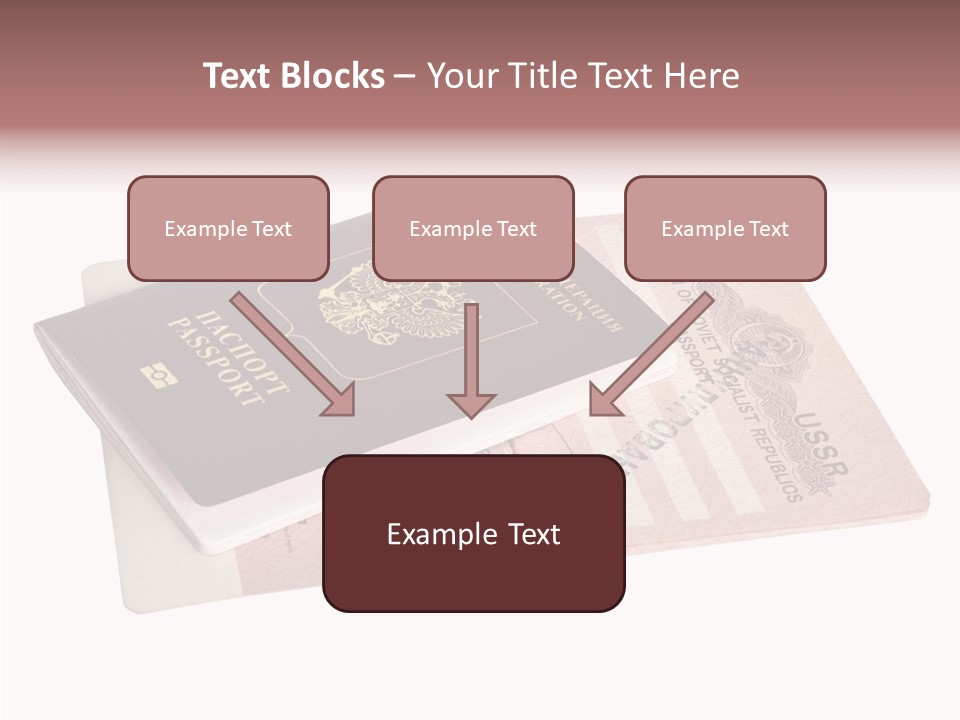 Cancelled Stamp Isolated On White Russian Symbol PowerPoint Template