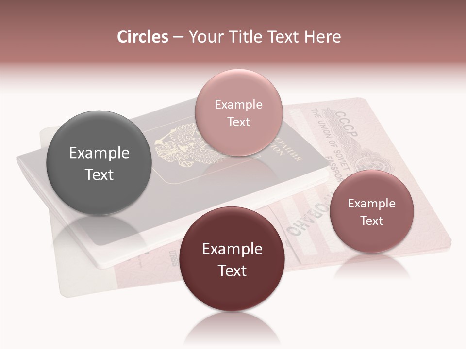 Cancelled Stamp Isolated On White Russian Symbol PowerPoint Template