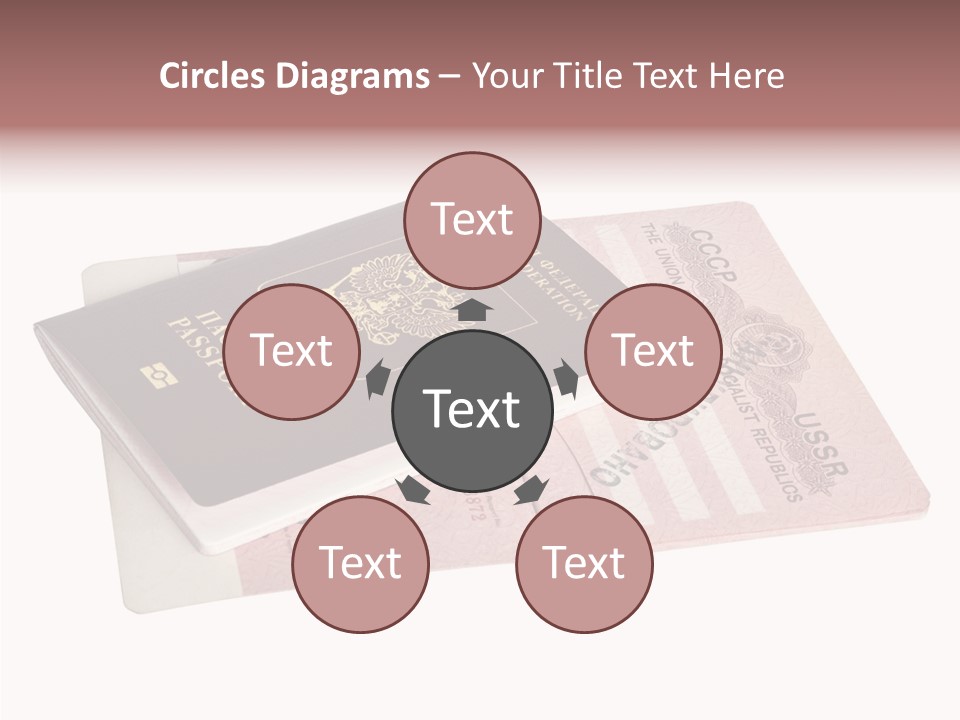 Cancelled Stamp Isolated On White Russian Symbol PowerPoint Template