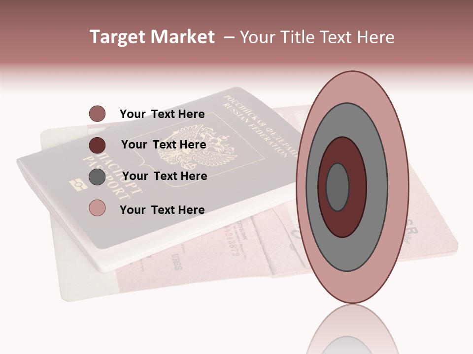 Cancelled Stamp Isolated On White Russian Symbol PowerPoint Template