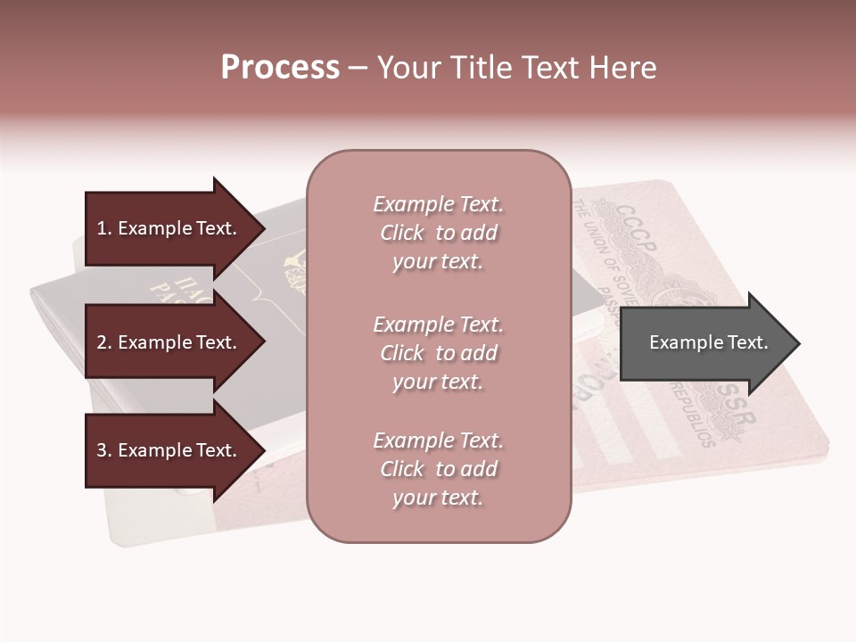 Cancelled Stamp Isolated On White Russian Symbol PowerPoint Template