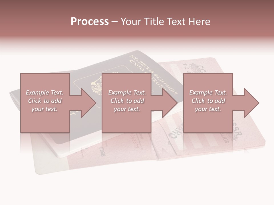 Cancelled Stamp Isolated On White Russian Symbol PowerPoint Template