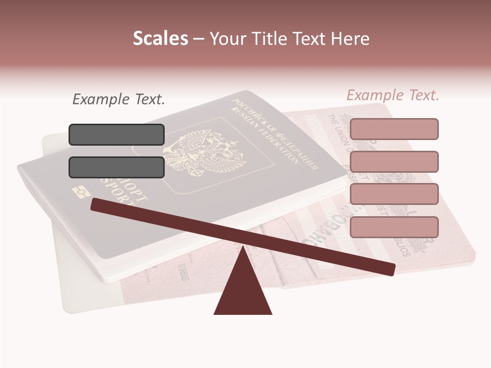 Cancelled Stamp Isolated On White Russian Symbol PowerPoint Template