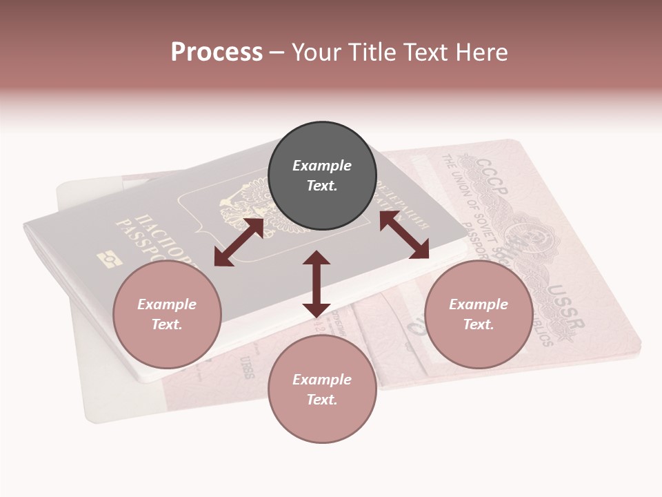 Cancelled Stamp Isolated On White Russian Symbol PowerPoint Template