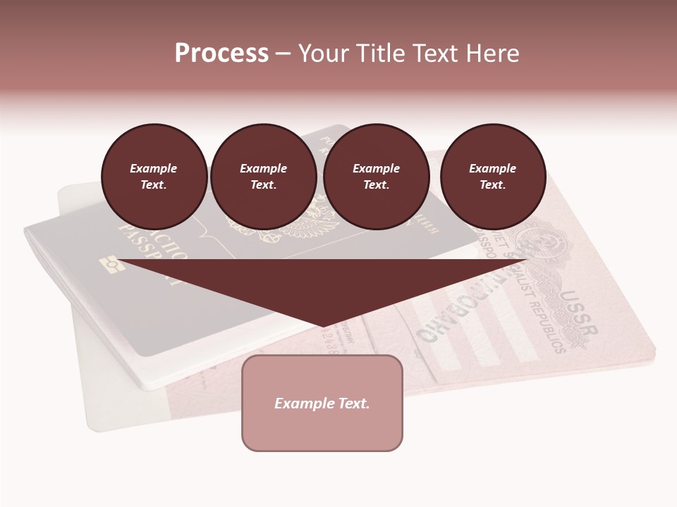 Cancelled Stamp Isolated On White Russian Symbol PowerPoint Template