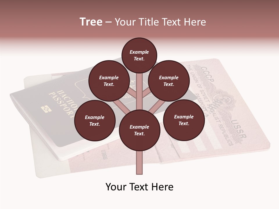 Cancelled Stamp Isolated On White Russian Symbol PowerPoint Template