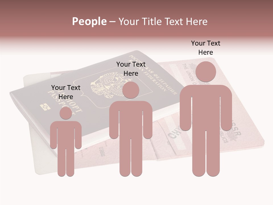 Cancelled Stamp Isolated On White Russian Symbol PowerPoint Template