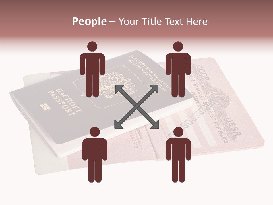 Cancelled Stamp Isolated On White Russian Symbol PowerPoint Template