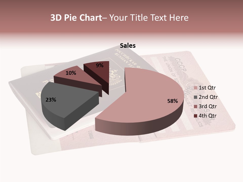 Cancelled Stamp Isolated On White Russian Symbol PowerPoint Template