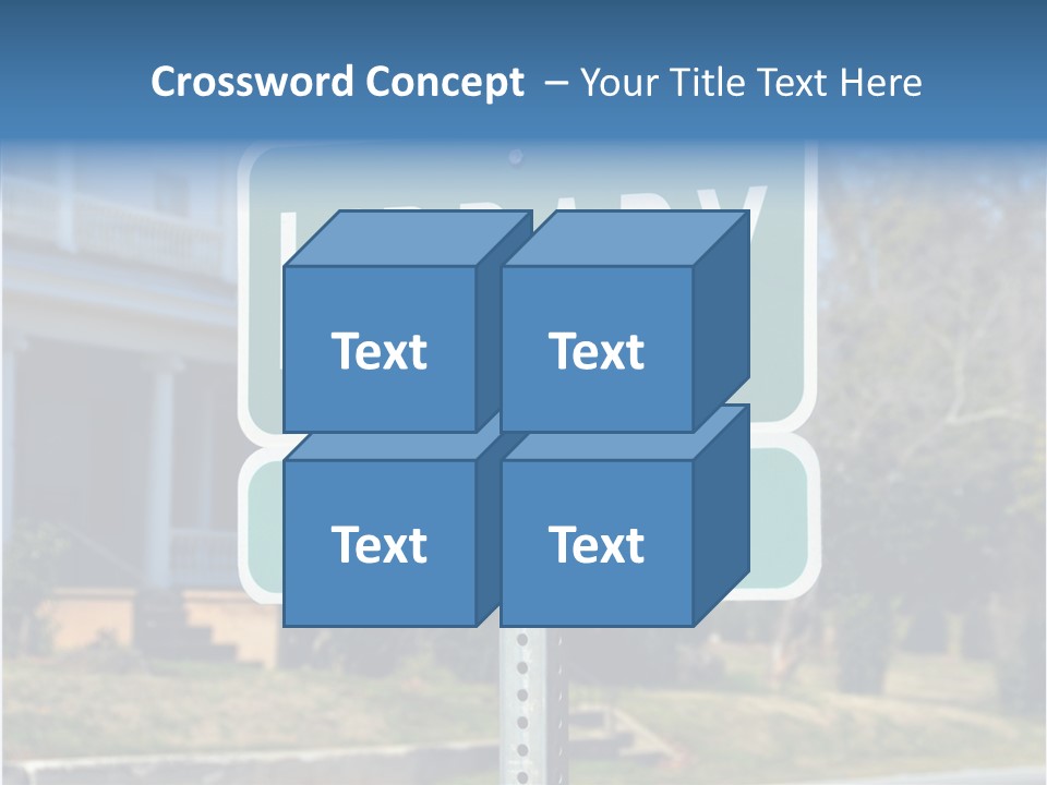 Background Signage Traffic PowerPoint Template