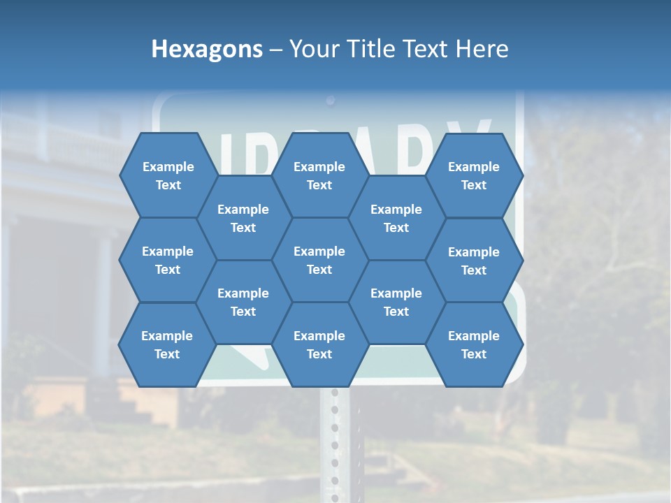 Background Signage Traffic PowerPoint Template