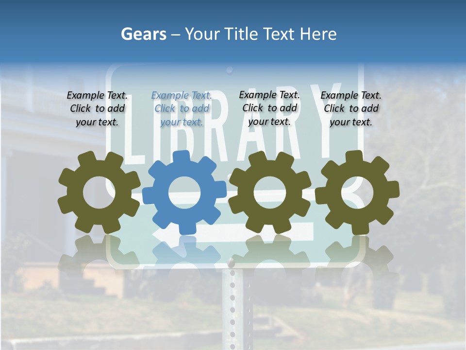 Background Signage Traffic PowerPoint Template